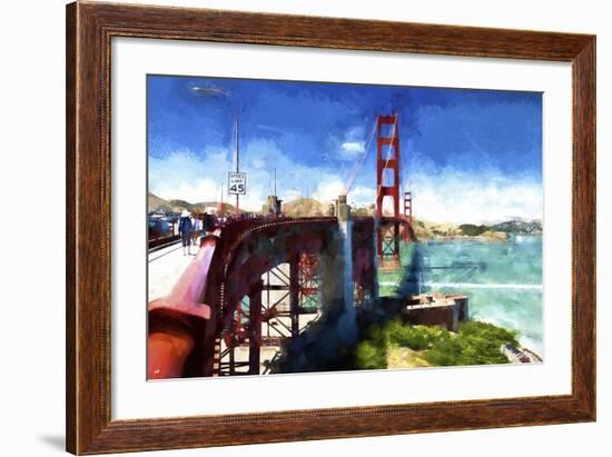 Golden Gate Bridge-Philippe Hugonnard-Framed Giclee Print