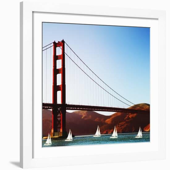 Golden Gate Bridge-JoSon-Framed Giclee Print