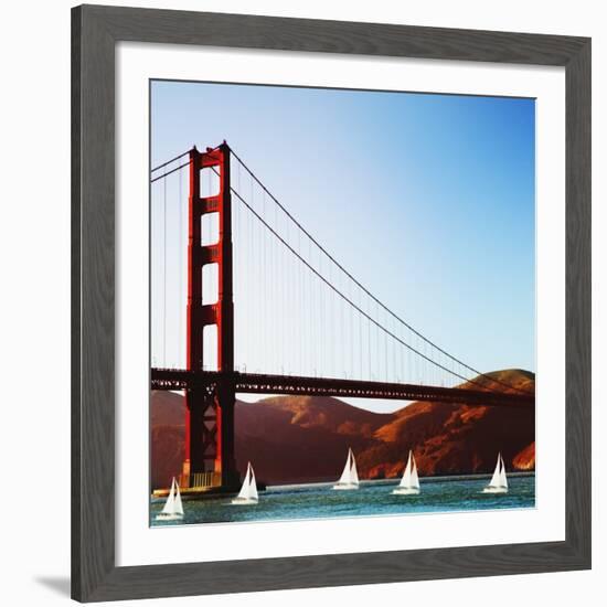 Golden Gate Bridge-JoSon-Framed Giclee Print