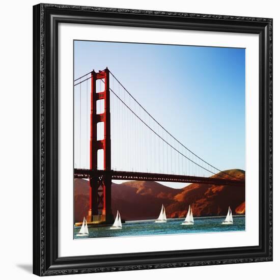 Golden Gate Bridge-JoSon-Framed Giclee Print