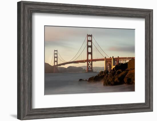Golden Gate Bridge-Ron Langager-Framed Premium Photographic Print