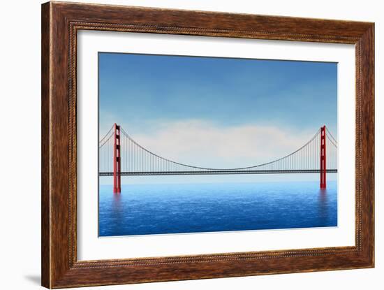 Golden Gate Bridge-Matthias Kulka-Framed Giclee Print
