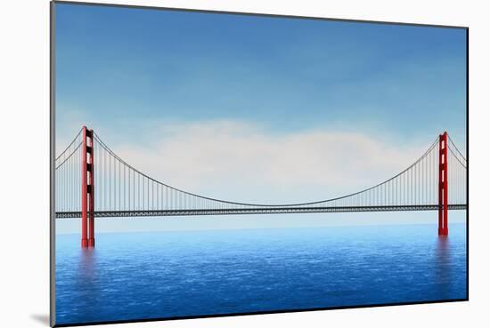 Golden Gate Bridge-Matthias Kulka-Mounted Giclee Print