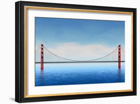 Golden Gate Bridge-Matthias Kulka-Framed Giclee Print