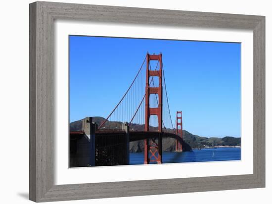 Golden Gate Bridge-David Herbert-Framed Art Print