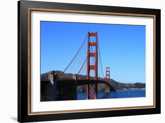 Golden Gate Bridge-David Herbert-Framed Art Print