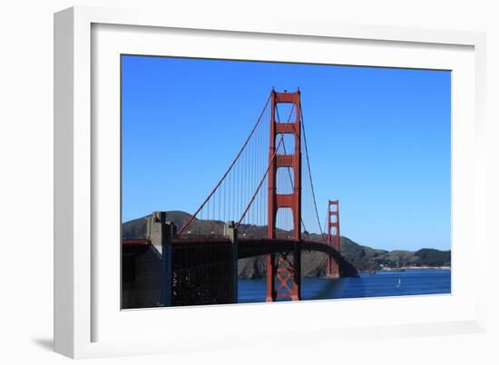 Golden Gate Bridge-David Herbert-Framed Art Print