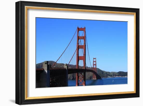 Golden Gate Bridge-David Herbert-Framed Art Print