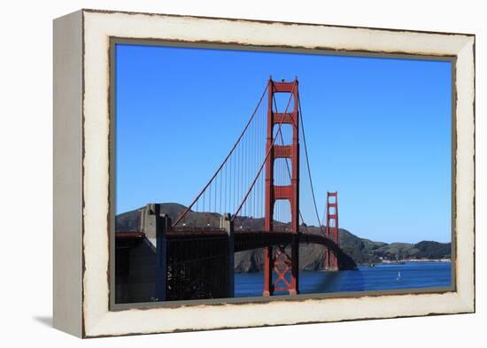 Golden Gate Bridge-David Herbert-Framed Stretched Canvas