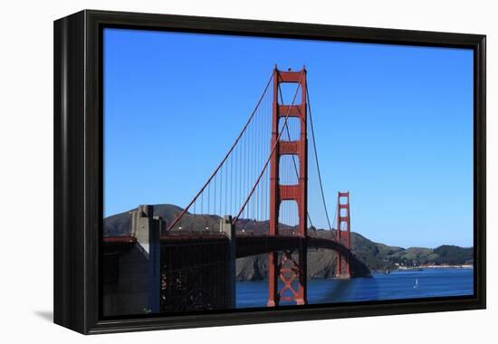 Golden Gate Bridge-David Herbert-Framed Stretched Canvas