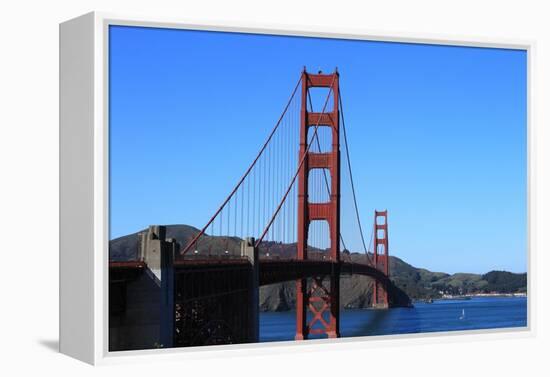 Golden Gate Bridge-David Herbert-Framed Stretched Canvas