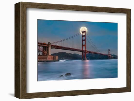 Golden Gate Bridge-Lee Sie-Framed Photographic Print