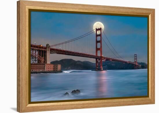 Golden Gate Bridge-Lee Sie-Framed Premier Image Canvas