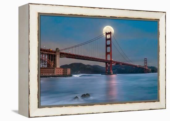 Golden Gate Bridge-Lee Sie-Framed Premier Image Canvas