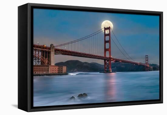 Golden Gate Bridge-Lee Sie-Framed Premier Image Canvas