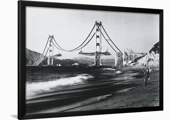 Golden Gate Fishermen, S.f.-null-Framed Art Print