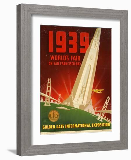 Golden Gate International Exposition, San Francisco-null-Framed Art Print