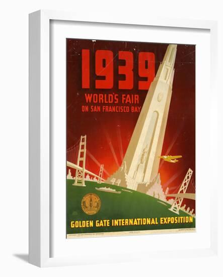 Golden Gate International Exposition, San Francisco-null-Framed Art Print