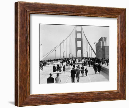 Golden Gate Opening, San Francisco, California, c.1937-null-Framed Premium Photographic Print