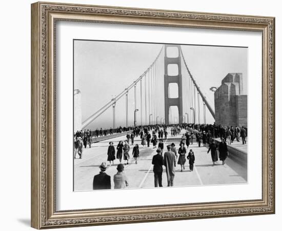 Golden Gate Opening, San Francisco, California, c.1937-null-Framed Photographic Print