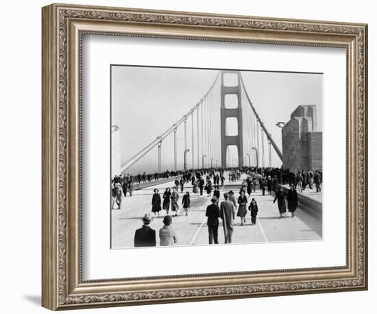 Golden Gate Opening, San Francisco, California, c.1937-null-Framed Photographic Print