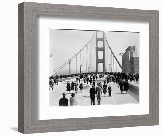 Golden Gate Opening, San Francisco, California, c.1937-null-Framed Photographic Print