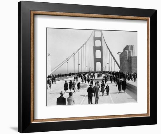 Golden Gate Opening, San Francisco, California, c.1937--Framed Photographic Print