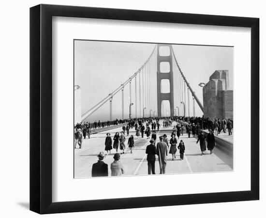 Golden Gate Opening, San Francisco, California, c.1937--Framed Photographic Print