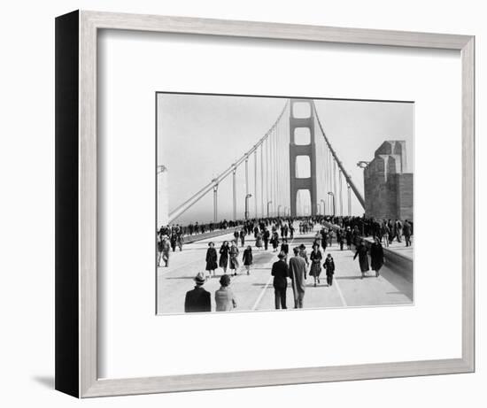 Golden Gate Opening, San Francisco, California, c.1937-null-Framed Photographic Print