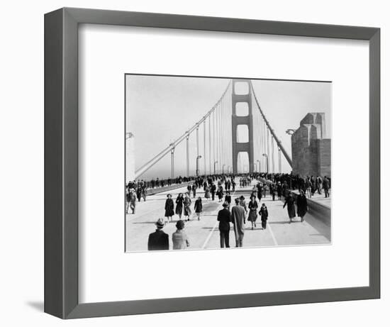 Golden Gate Opening, San Francisco, California, c.1937-null-Framed Photographic Print