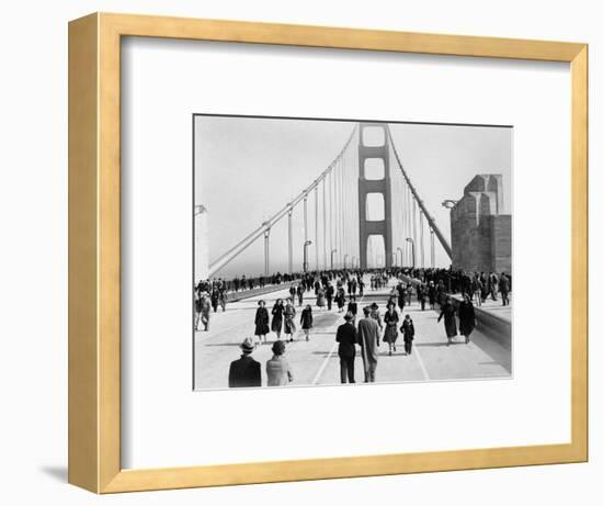 Golden Gate Opening, San Francisco, California, c.1937-null-Framed Photographic Print