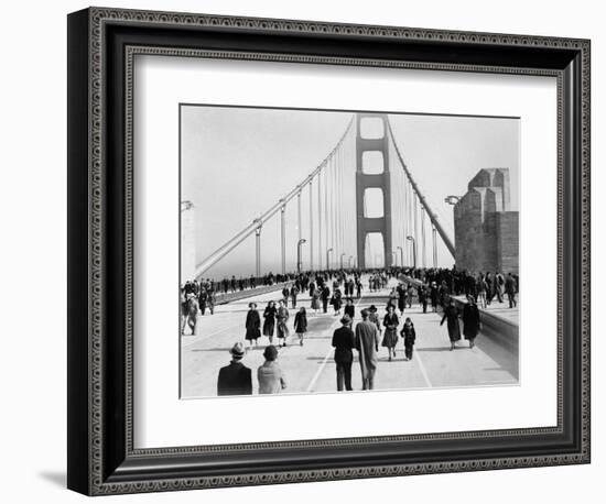 Golden Gate Opening, San Francisco, California, c.1937-null-Framed Photographic Print