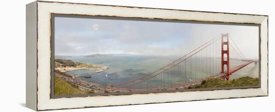 Golden Gate Panorama, San Francisco, California '11-Monte Nagler-Framed Premier Image Canvas