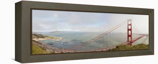 Golden Gate Panorama, San Francisco, California '11-Monte Nagler-Framed Premier Image Canvas