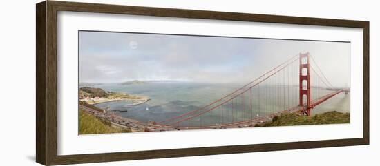 Golden Gate Panorama, San Francisco, California '11-Monte Nagler-Framed Photographic Print