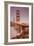 Golden Gate, Smokey Evening-Vincent James-Framed Photographic Print