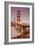 Golden Gate, Smokey Evening-Vincent James-Framed Photographic Print