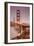 Golden Gate, Smokey Evening-Vincent James-Framed Photographic Print