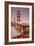 Golden Gate, Smokey Evening-Vincent James-Framed Photographic Print