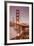 Golden Gate, Smokey Evening-Vincent James-Framed Photographic Print