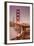 Golden Gate, Smokey Evening-Vincent James-Framed Photographic Print