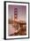 Golden Gate, Smokey Evening-Vincent James-Framed Photographic Print