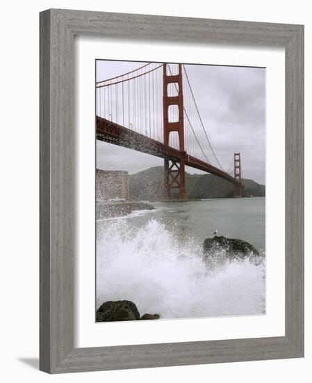 Golden Gate Suicides-Jeff Chiu-Framed Photographic Print