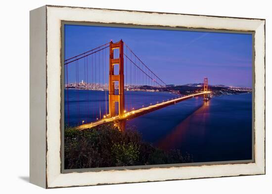 Golden Gate Sunset, 2018-null-Framed Premier Image Canvas