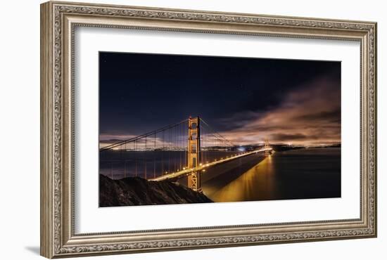 Golden Gate To Stars-Javier De La-Framed Giclee Print