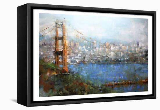 Golden Gate Vista-Mark Lague-Framed Stretched Canvas