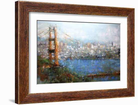 Golden Gate Vista-Mark Lague-Framed Art Print