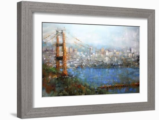Golden Gate Vista-Mark Lague-Framed Art Print