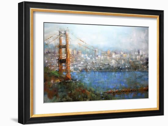 Golden Gate Vista-Mark Lague-Framed Art Print