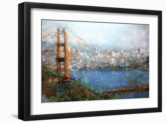 Golden Gate Vista-Mark Lague-Framed Art Print